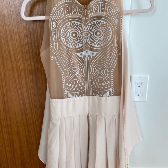 Vintage Boutique Cream Mini Skort Dress - Picture 4 of 11